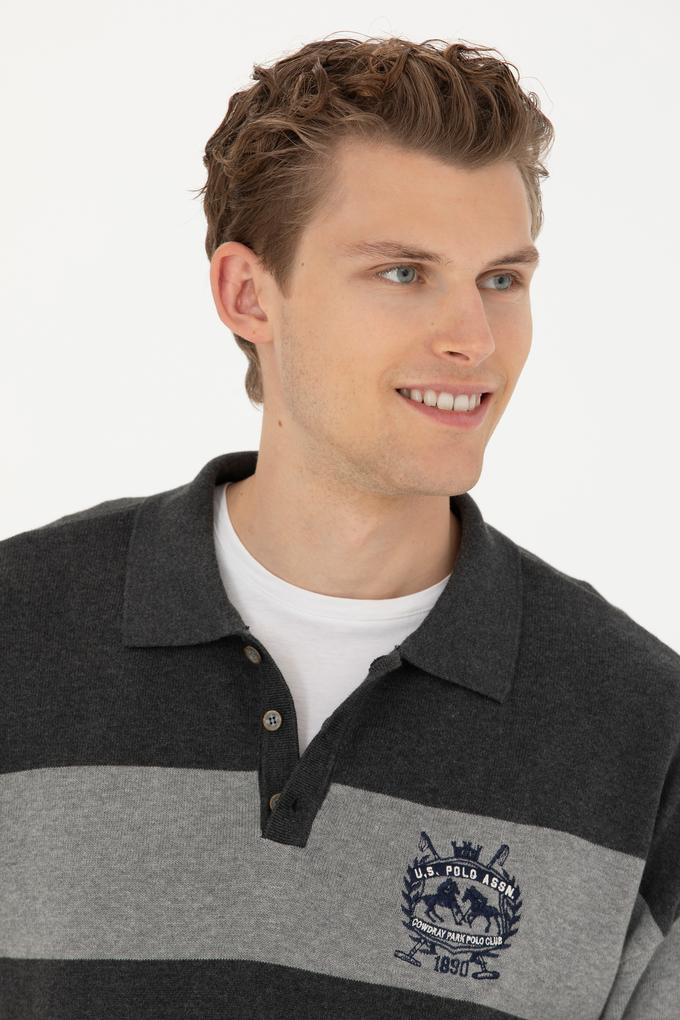 Erkek Antrasit Melanj Kazak