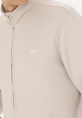 Erkek Bej Örme Hırka - 50277958011