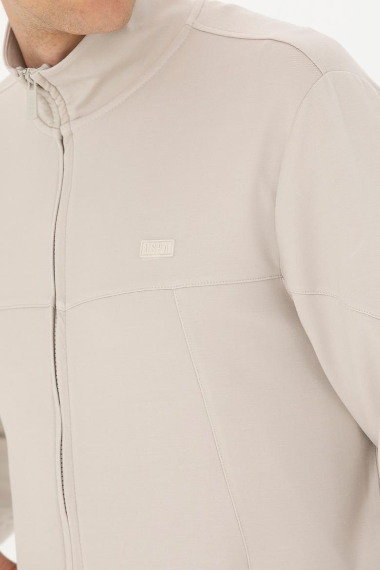 Erkek Bej Örme Hırka - 50277958011