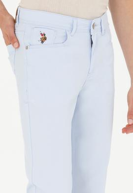 Erkek Açık Mavi Kanvas Pantolon - 50266049032