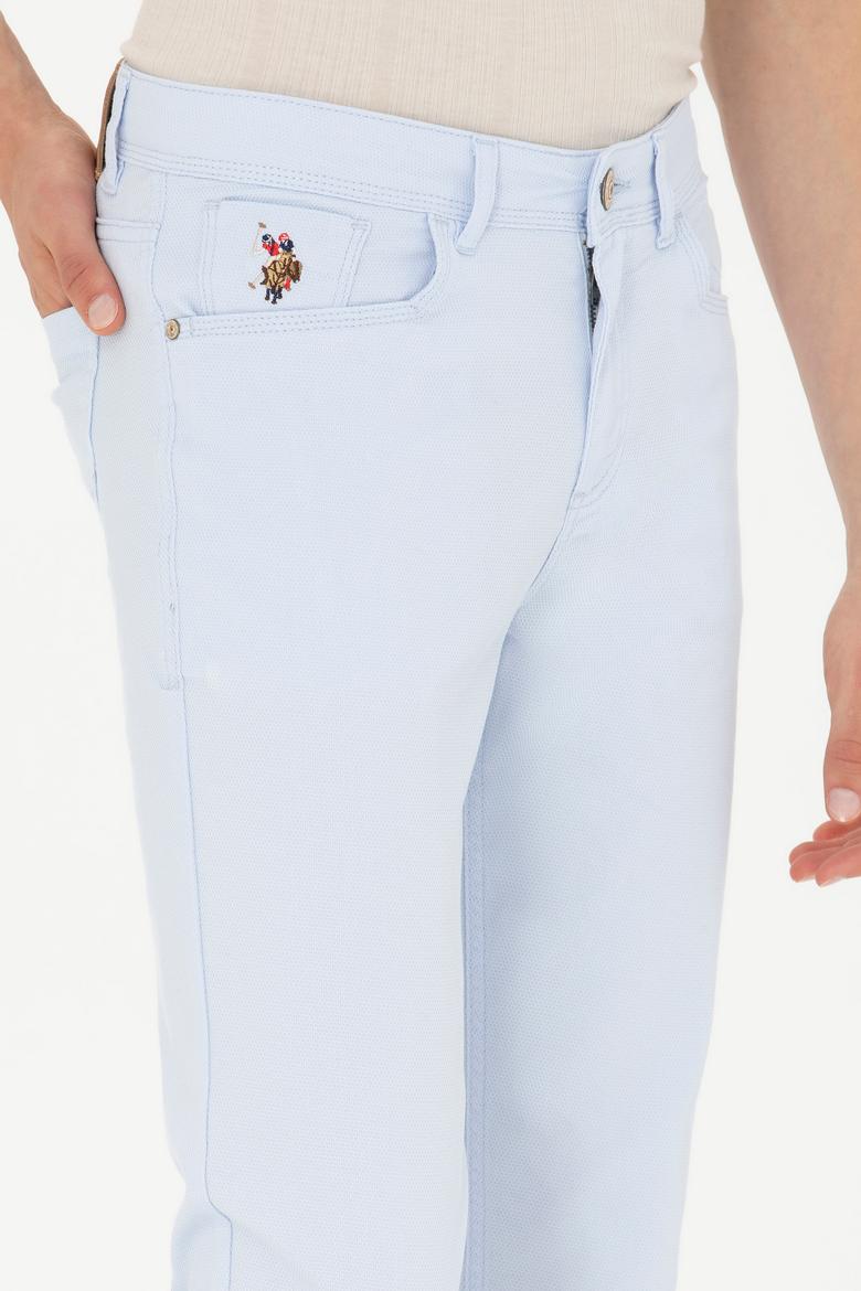 Erkek Açık Mavi Kanvas Pantolon - 50266049032