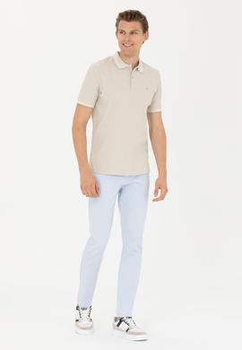 Erkek Açık Mavi Kanvas Pantolon - 50266049032