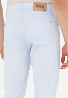 Erkek Açık Mavi Kanvas Pantolon - 50266049032