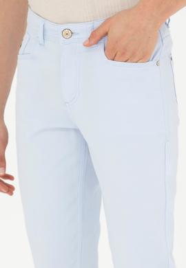 Erkek Açık Mavi Kanvas Pantolon - 50266049032