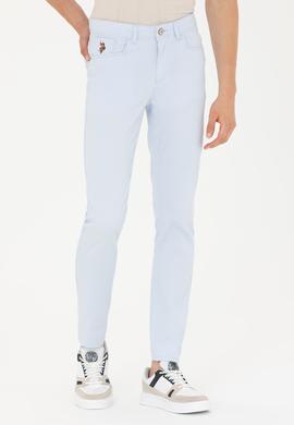 Erkek Açık Mavi Kanvas Pantolon - 50266049032