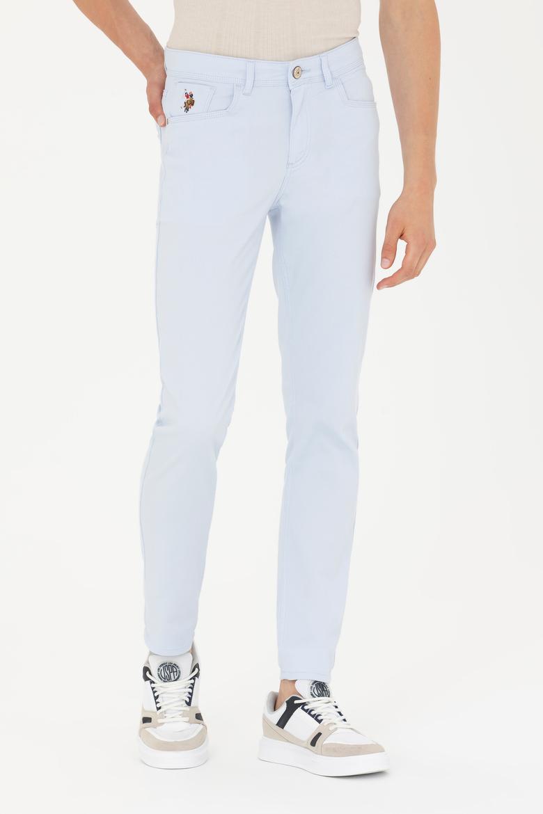 Erkek Açık Mavi Kanvas Pantolon - 50266049032