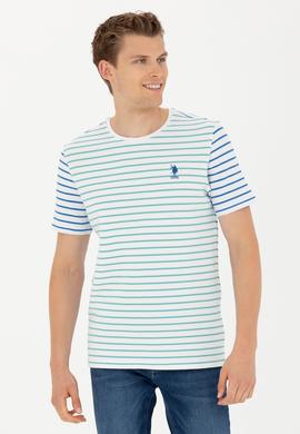 Erkek Mint Bisiklet Yaka Tişört - 50263240023