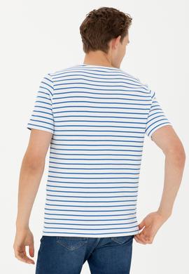 Erkek Mint Bisiklet Yaka Tişört - 50263240023