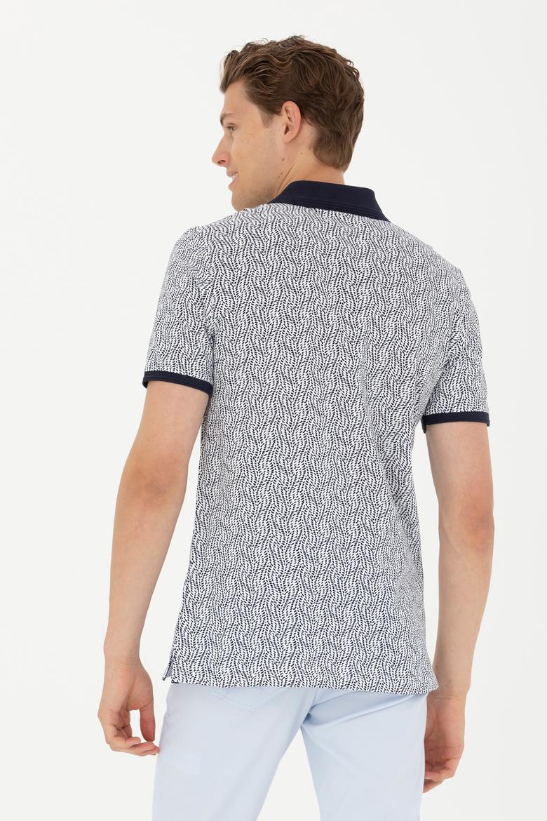 Erkek Lacivert Polo Yaka Tişört - 50263417056