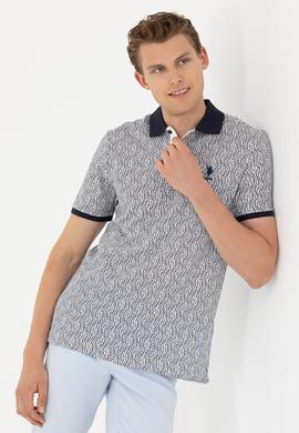 Erkek Lacivert Polo Yaka Tişört - 50263417056