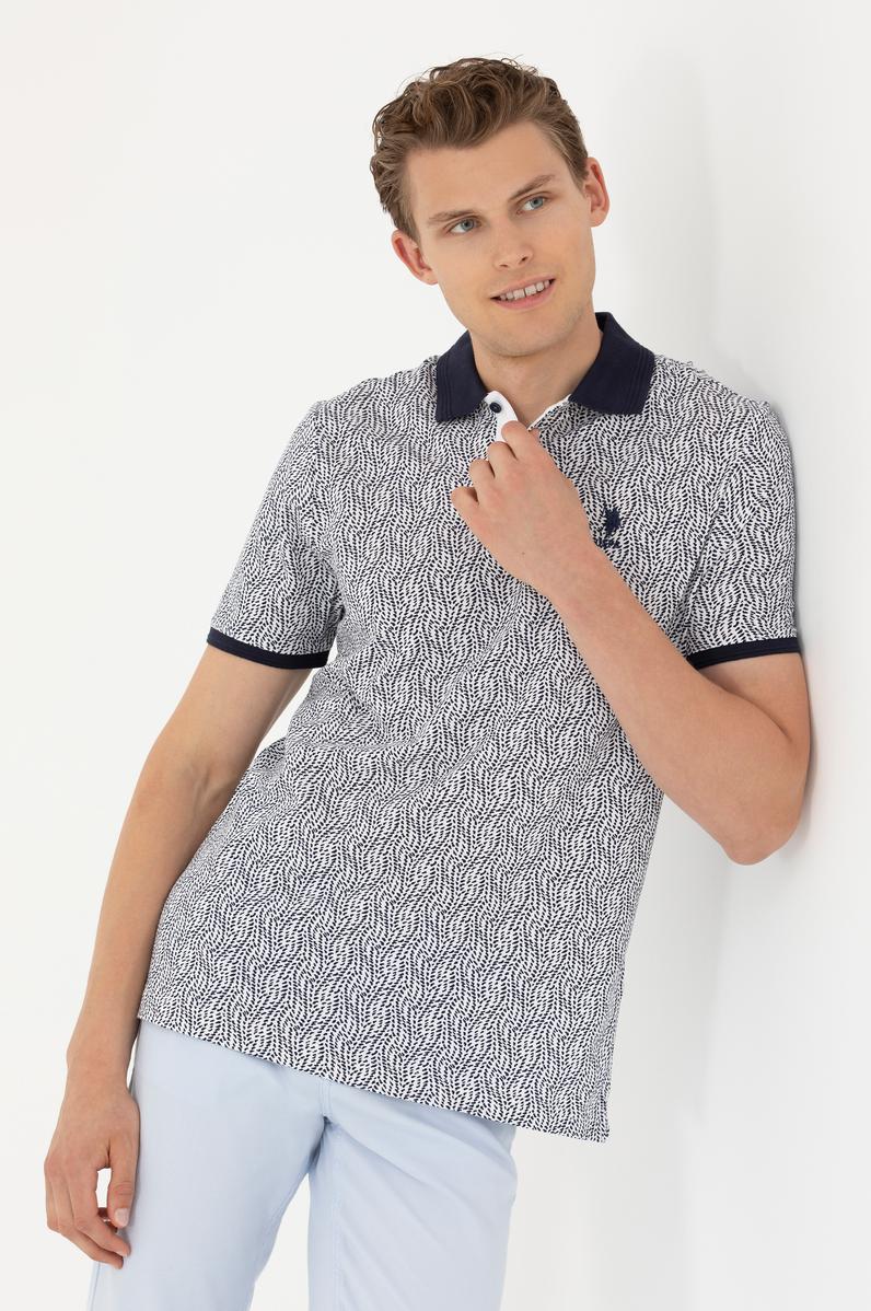 Erkek Lacivert Polo Yaka Tişört