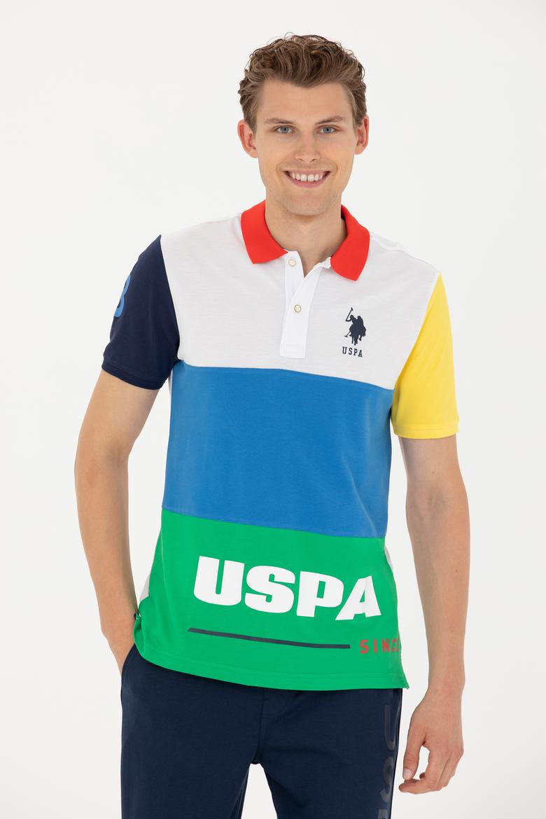 Erkek Beyaz Polo Yaka Tişört - 50263437006