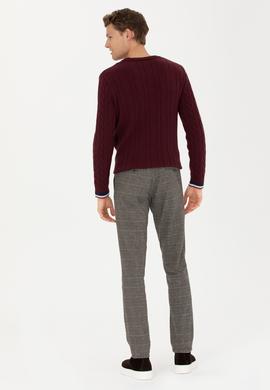 Erkek Slim Fit Haki Kanvas Pantolon - 50272269025