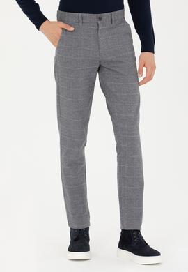 Erkek Gri Kanvas Pantolon - 50272269228