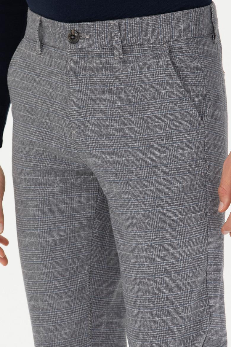Erkek Gri Kanvas Pantolon - 50272269228