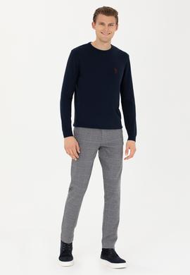 Erkek Gri Kanvas Pantolon - 50272269228