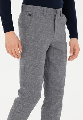 Erkek Gri Kanvas Pantolon - 50272269228