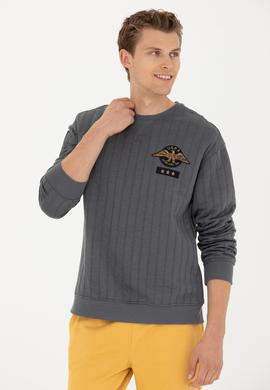 Erkek Antrasit Sweatshirt - 50270819051