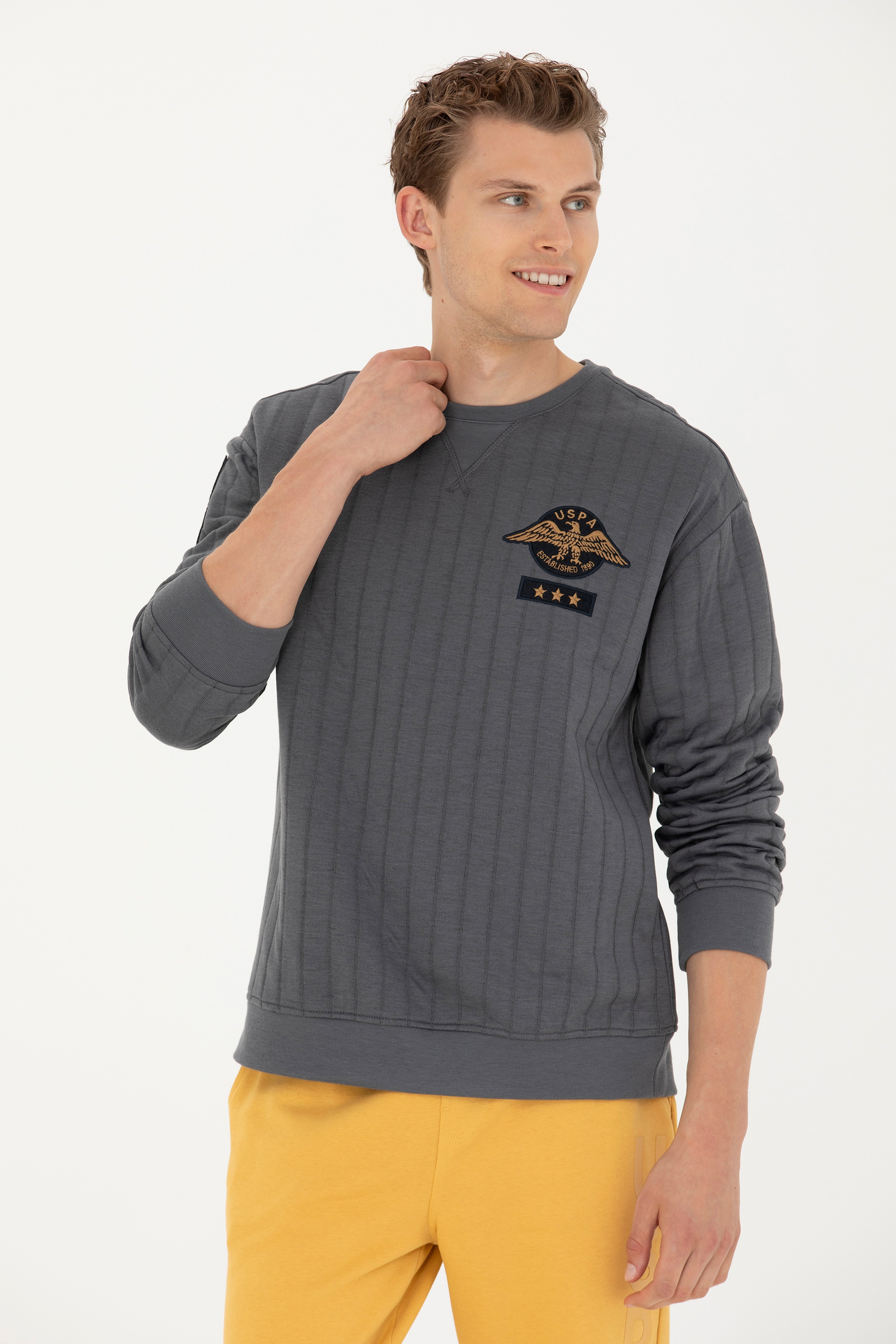 Erkek Antrasit Sweatshirt - Image 1