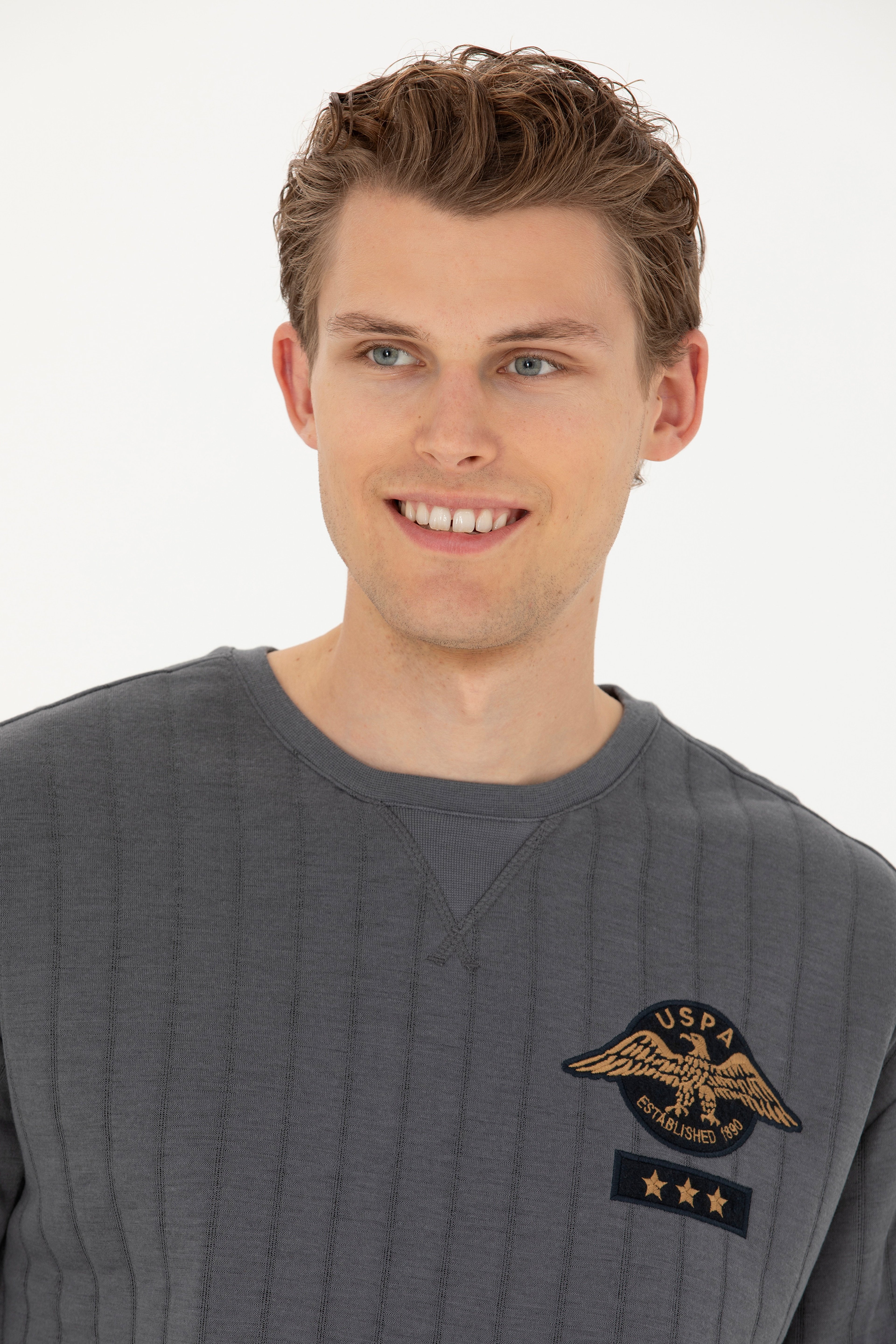 Erkek Antrasit Sweatshirt - Image 2