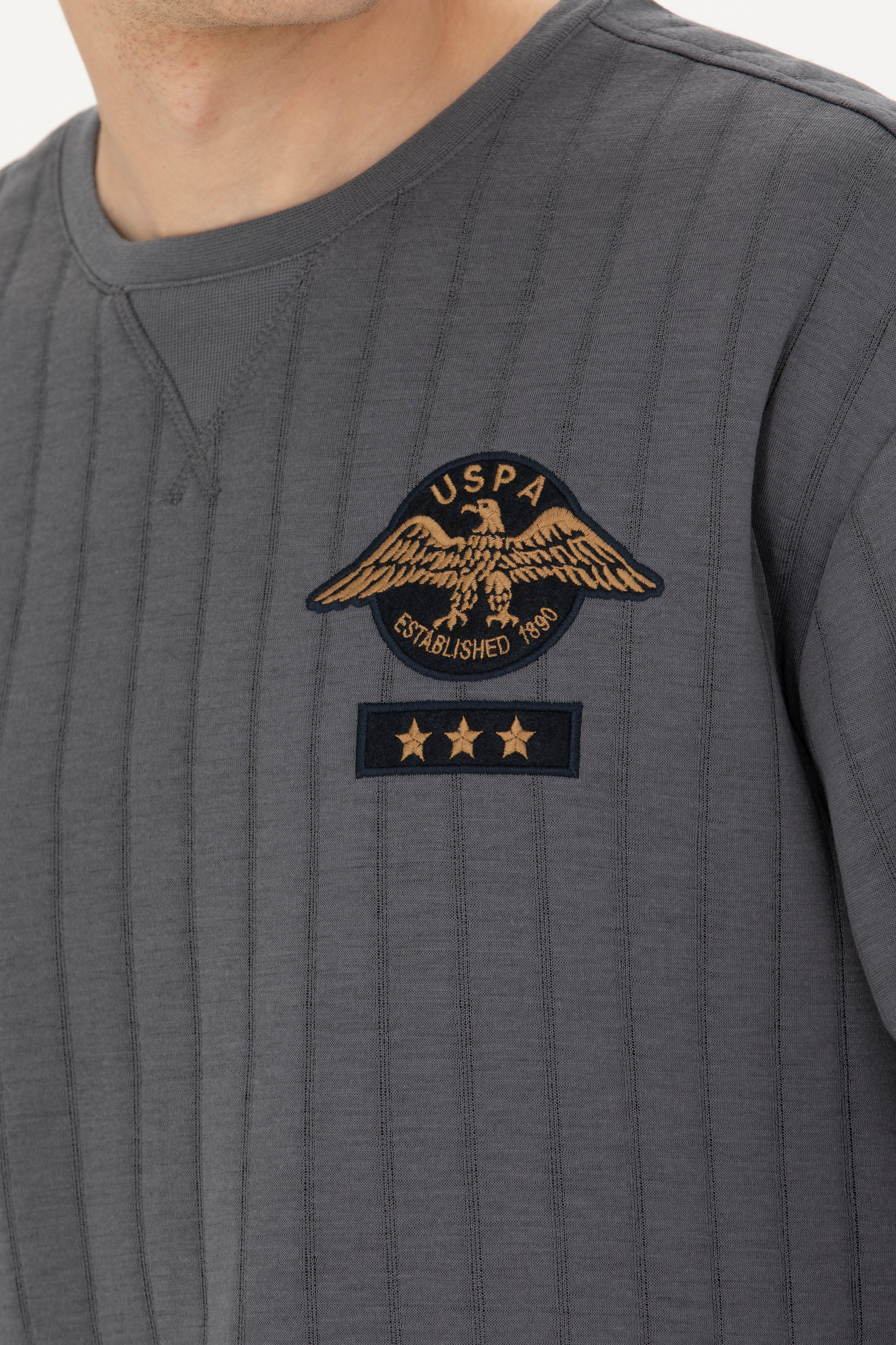 Erkek Antrasit Sweatshirt - Image 7