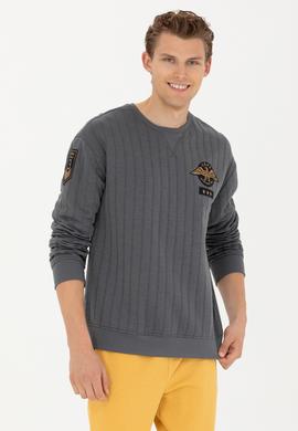 Erkek Antrasit Sweatshirt - 50270819051