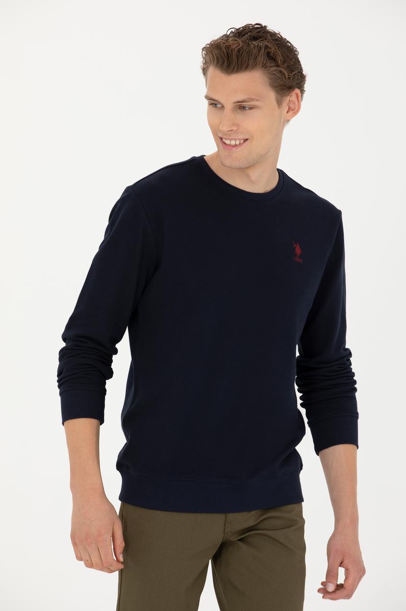 Erkek Lacivert Sweatshirt