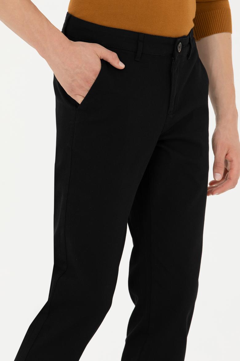 Erkek Siyah Kanvas Pantolon - 50275530021