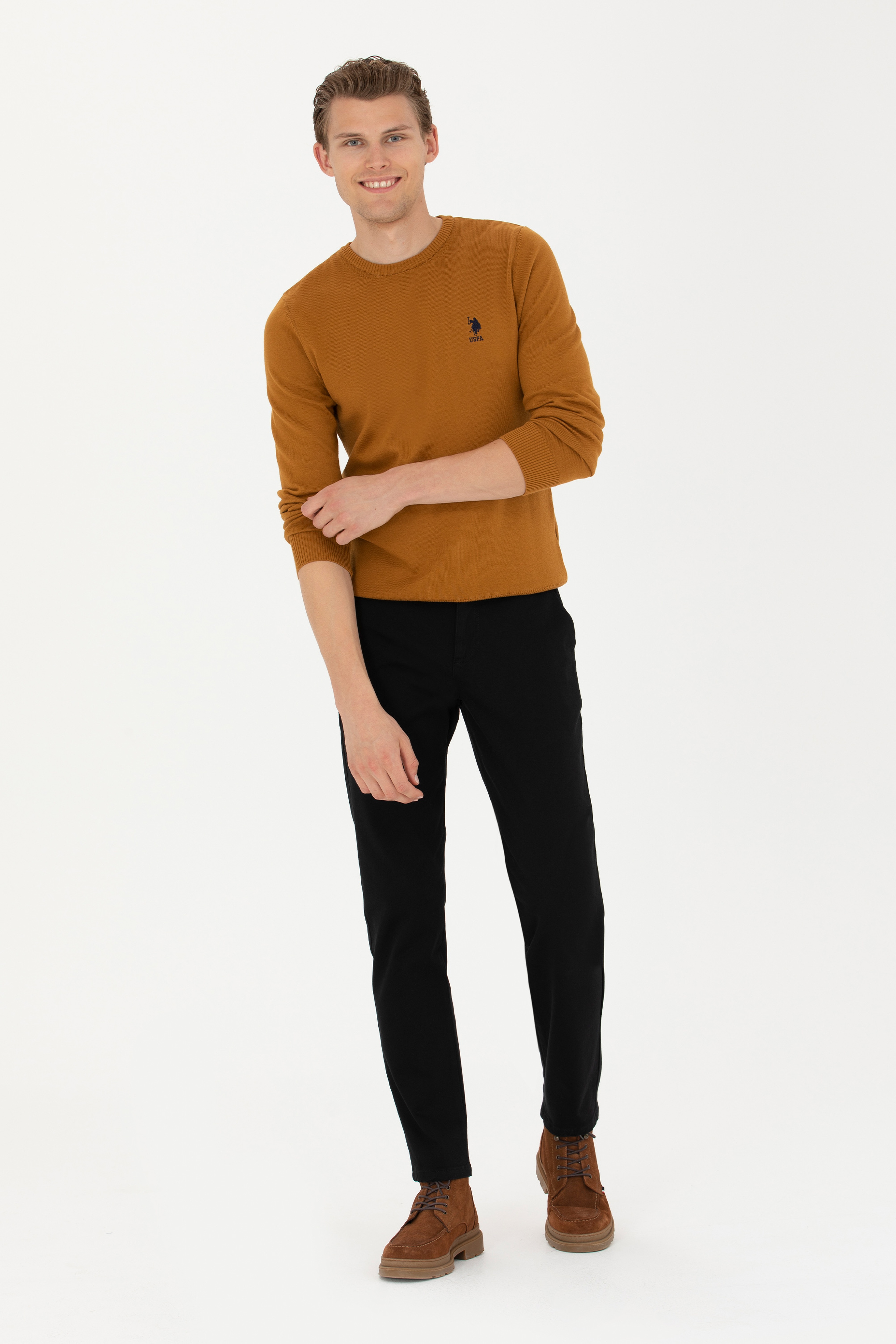 Erkek Siyah Kanvas Pantolon - Image 2