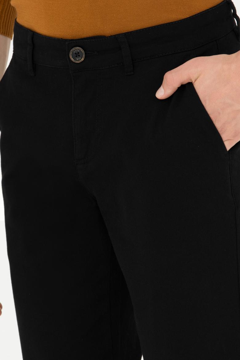 Erkek Siyah Kanvas Pantolon - 50275530021