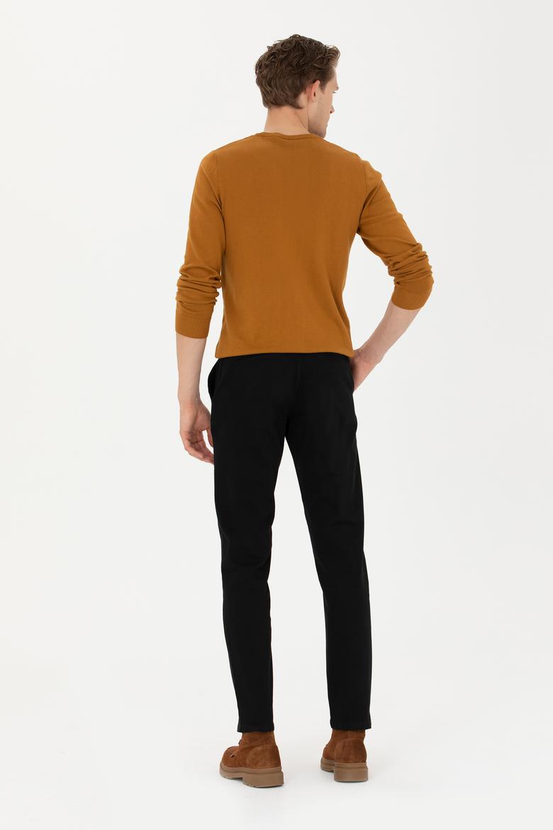 Erkek Siyah Kanvas Pantolon - 50275530021