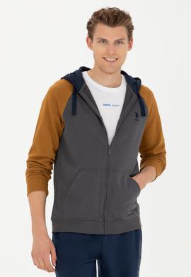 Erkek Antrasit Örme Hırka - 50273947016