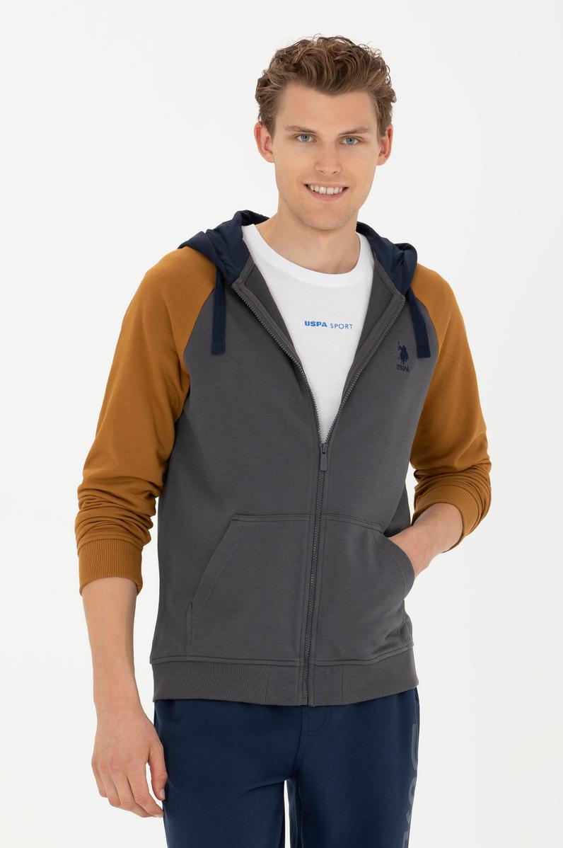 Erkek Antrasit Örme Hırka