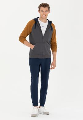 Erkek Antrasit Örme Hırka - 50273947016