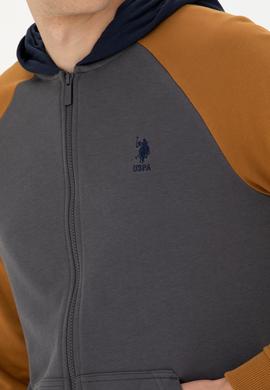 Erkek Antrasit Örme Hırka - 50273947016