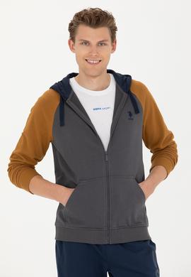 Erkek Antrasit Örme Hırka - 50273947016