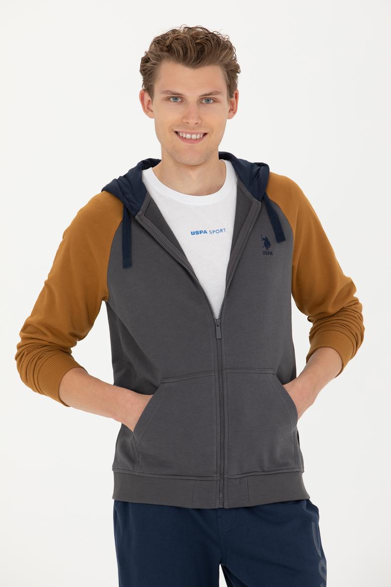 Erkek Antrasit Örme Hırka - 50273947016