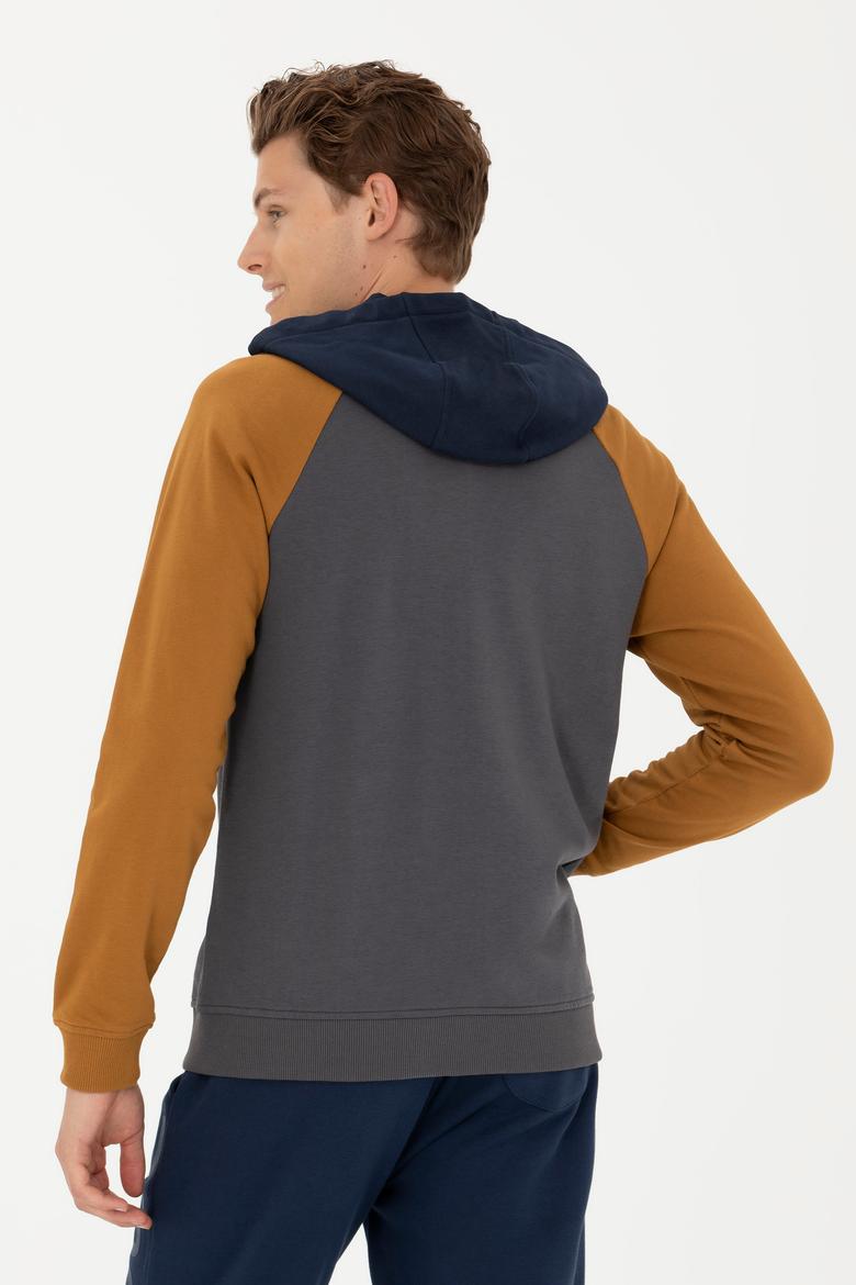 Erkek Antrasit Örme Hırka - 50273947016