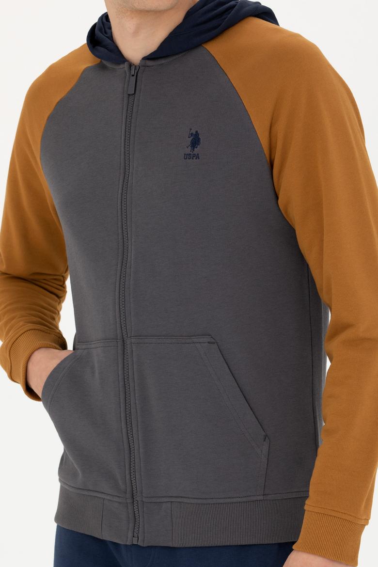 Erkek Antrasit Örme Hırka - 50273947016