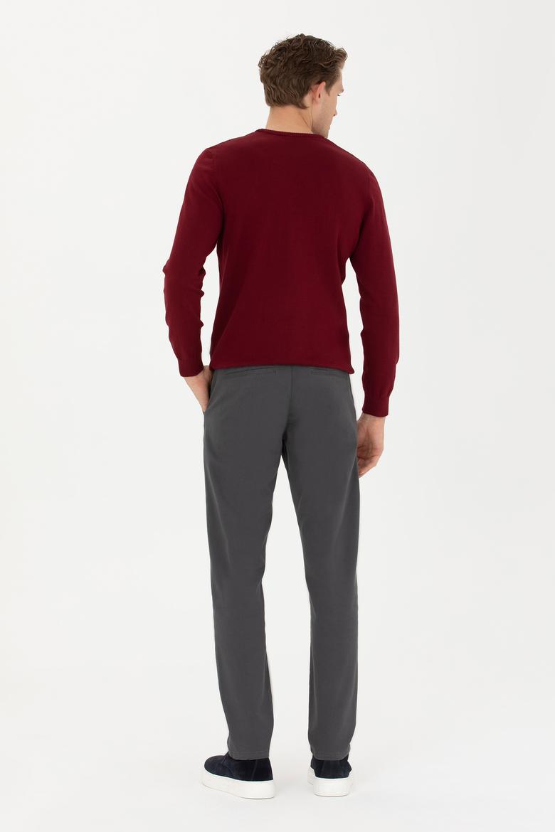 Erkek Antrasit Kanvas Pantolon - 50275530043