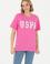 Kadın Pembe Basic Tişört