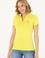 Kadın Neon Sarı Basic Polo Yaka Tişört