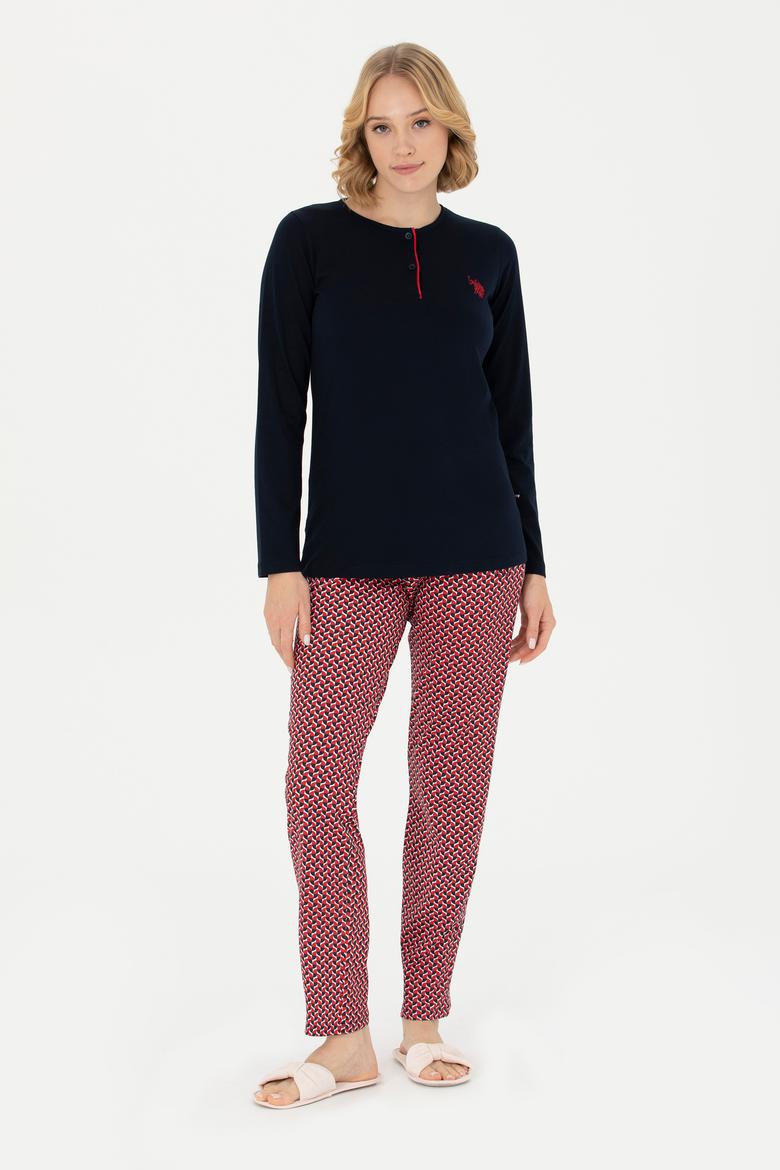 Kadın Lacivert Pijama Takımı