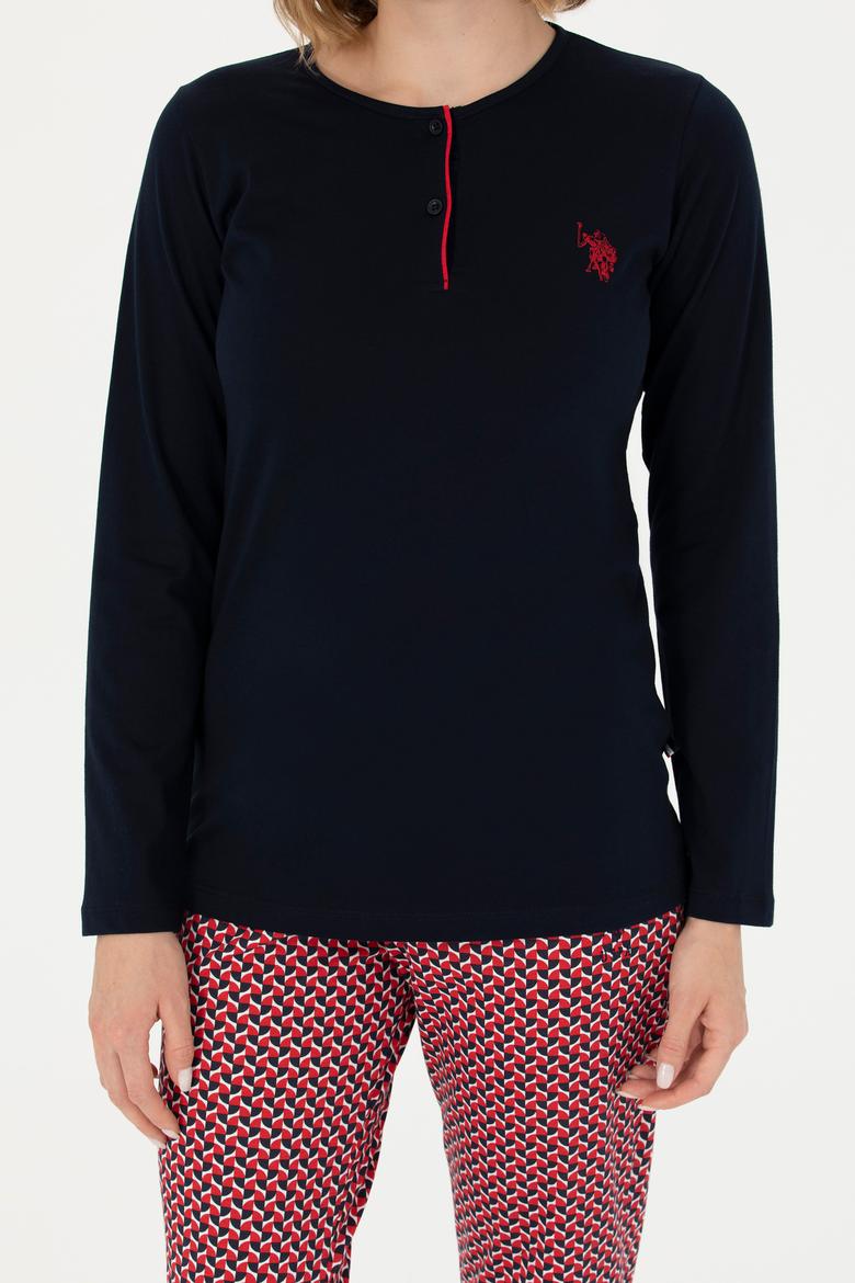 Kadın Lacivert Pijama Takımı - 50264797008