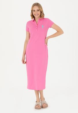 Kadın Pembe Örme Elbise - 50267566046