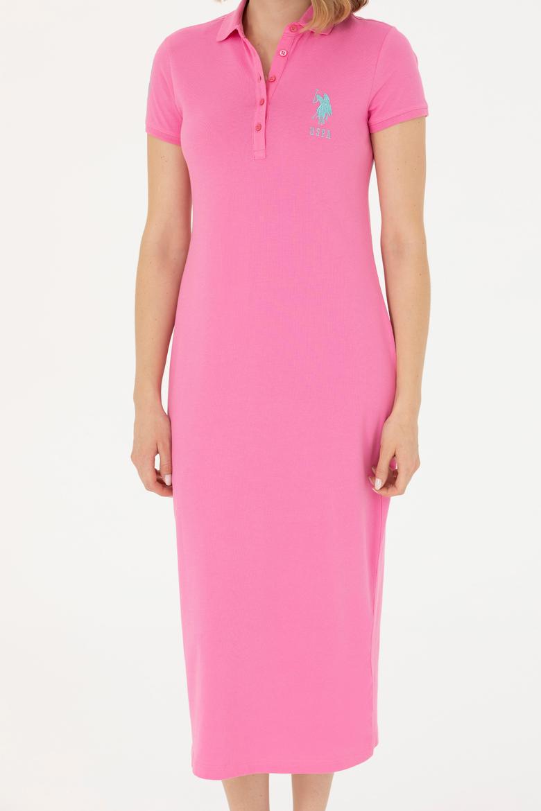 Kadın Pembe Örme Elbise - 50267566046