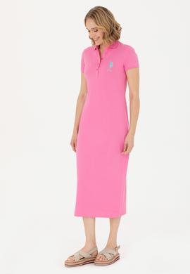 Kadın Pembe Örme Elbise - 50267566046