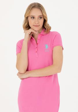 Kadın Pembe Örme Elbise - 50267566046