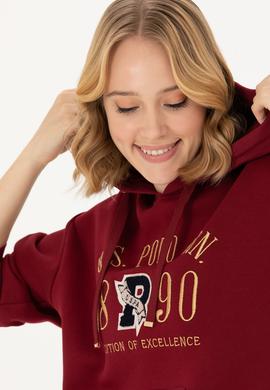 Kadın Bordo Sweatshirt - 50271589006