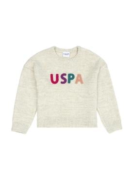 Kız Çocuk Krem Kazak - 50271878029